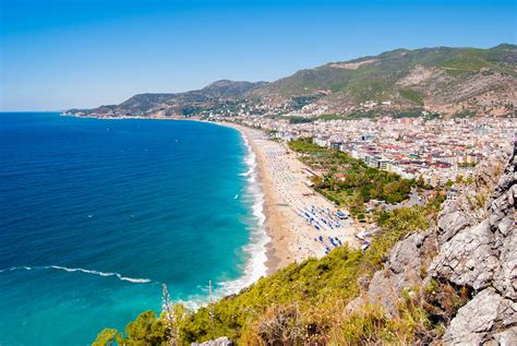 Alanya pobřeží hotely u moře