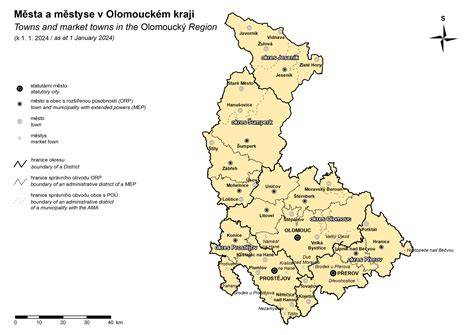 Mapa autobusových tras Olomoucký kraj