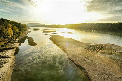 Národní park Donau-Auen lužní krajina