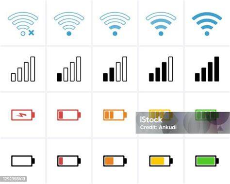 Ikony signálu GSM na displeji terminálu