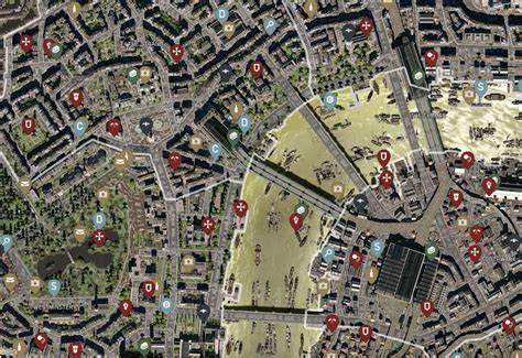Mapa londýnských čtvrtí Assassin’s Creed Syndicate